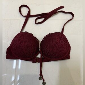 H&M Burgundy Lace Bra